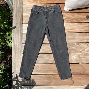 Vintage Levi Strauss & Co black slim-fitting jeans